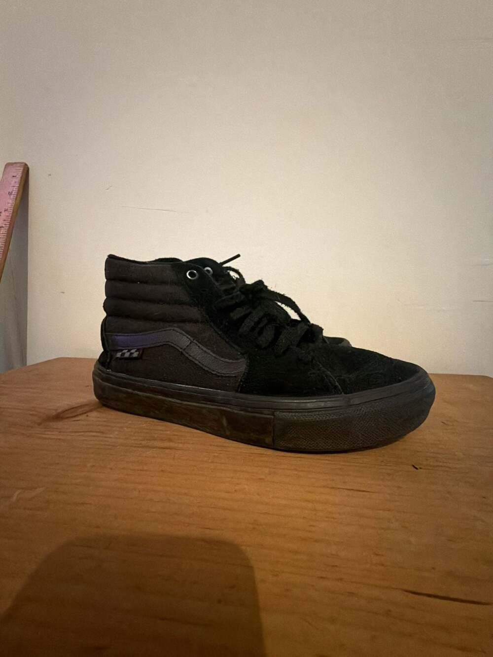 Vans Skate Sk8-Hi Triple Black High-Top Skateboarding Shoes